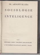 Sociologie inteligence