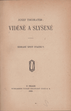 Viděné a slyšené