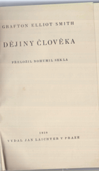 Dějiny člověka. Human History