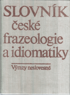 Slovník české frazeologie a idiomatiky, Výrazy neslovesné