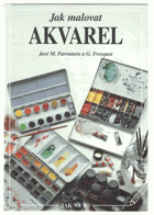 Jak malovat akvarel Výborná A4 originální vazba!!