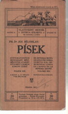 PÍSEK Vlastivědný sborník. Roč. II., sv. III, Systematických monografií měst, městeček a ...