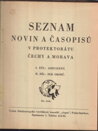 Seznam novin a časopisů v protektorátu Čechy a Morava