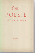 Čsl. poesie let 1918-1938 - Verše pro účastníky matinée. Biebl, Deml, Durych, Dyk aj.