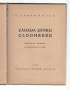 Záhada zámku Cloomberu