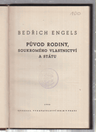 Původ rodiny, soukromého vlastnictví a státu