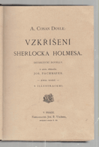 Vzkříšení Sherlocka Holmesa. Detektivní novelly