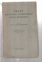 Texty ke studiu soukromého práva římského
